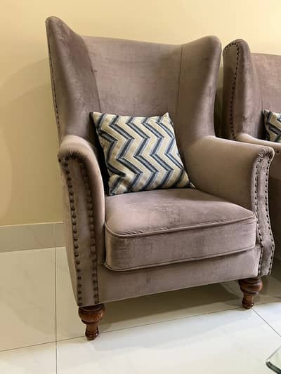 1 seater two sofa set