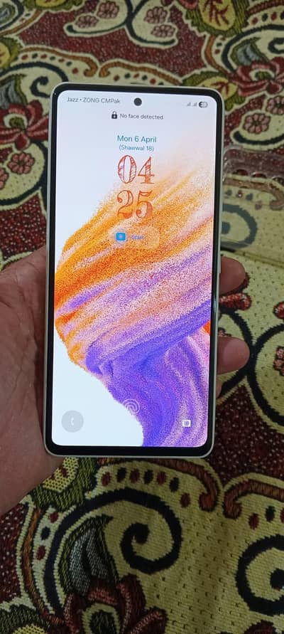 samsung A53 5g . . Official pta approved with box and original cable . .