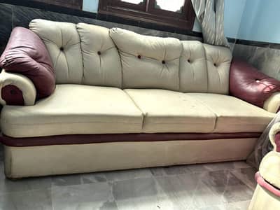 7 seater sofa set (3 + 2 + 1 + 1]