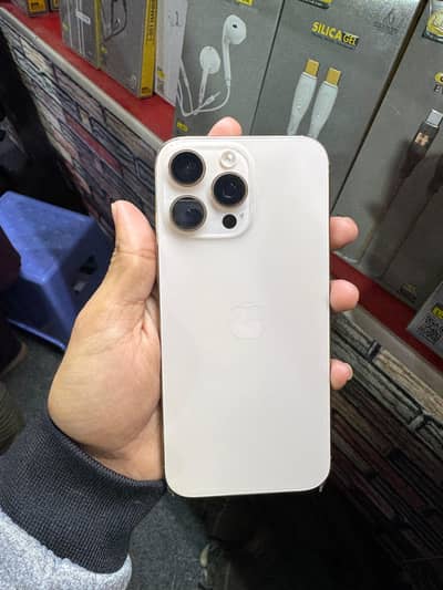 IPHONE 16 PRO MAX JV  256GB BH91% WITH BOX CABLE