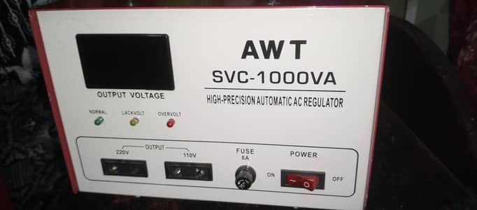 AWT Stabilizer SVC-1000VA – Almost New