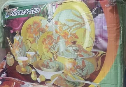 Dinner Set,73 Pieces 24ct Elegant Dinner Set – Perfect for 8 Servings