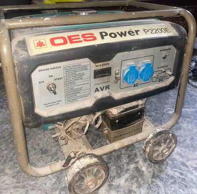 OES Power P2200E Portable Generator - Petrol And Gas