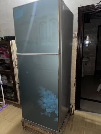 Haier Refrigerator HRF -  382RS Capacity 372 Liters (Colour sky blue)