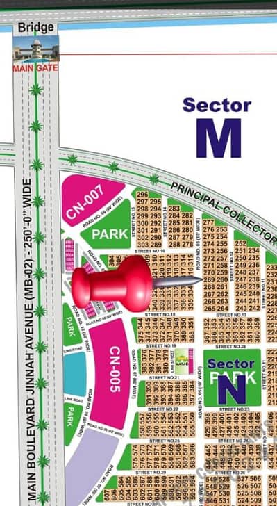 Sector N 60ft road Plot available for sale