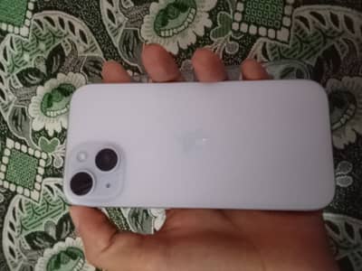 iphone 15 sky blue 128gb Factory unlock 86 batter helth water pack