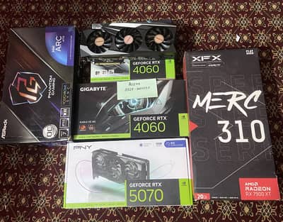 5060Ti / 5060 / 3070 / RX 7900XT 7800XT