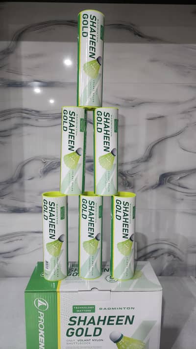 Shaheen Gold Shuttlecock  ! Shuttle ! Shuttlecock ! Badminton