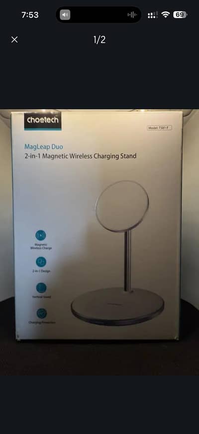 choetech wireless charger for iPhone qnd Samsung flagship phones