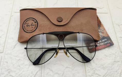 rayban leather edition