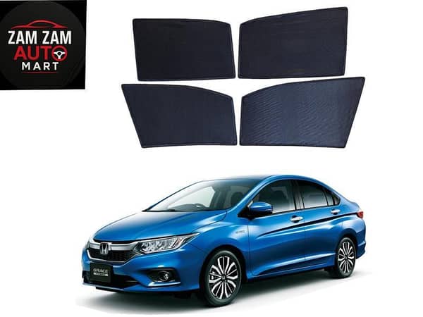 Honda Grace Hybrid Premium Quality Japani Sun Shades 4 PCS - Model 2014-2020