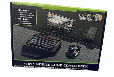 4 IN 1 MOBILE GAME COMBO PACK