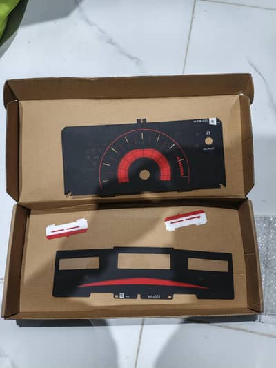 Honda Civic Rebirth Red Meter Films