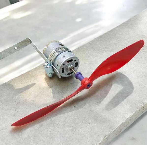 Fan 8" inch-12 Volt DC Motor DIY High Speed Fan