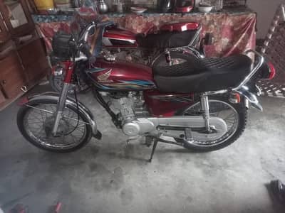 honda 125 2018 model Rawalpindi number on my name biometric available
