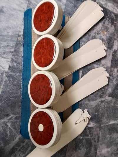 4 Pak Punjab Ceiling Fans – Excellent Condition – Pure Copper