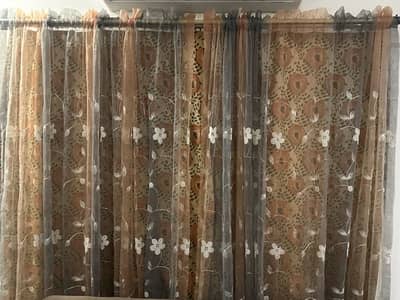 Full length curtains