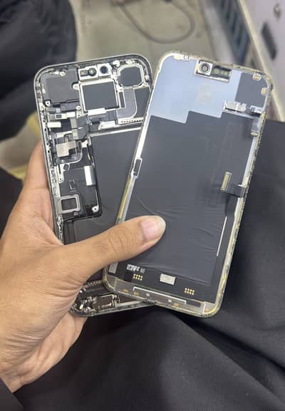 15promax orignal icloud genuine panel camera body casing housing back