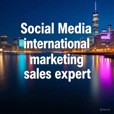 Social Media international marketing sales expert.