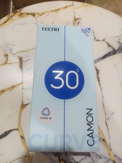 Tecno camon 30s full box 8gb256 golden color under warranty