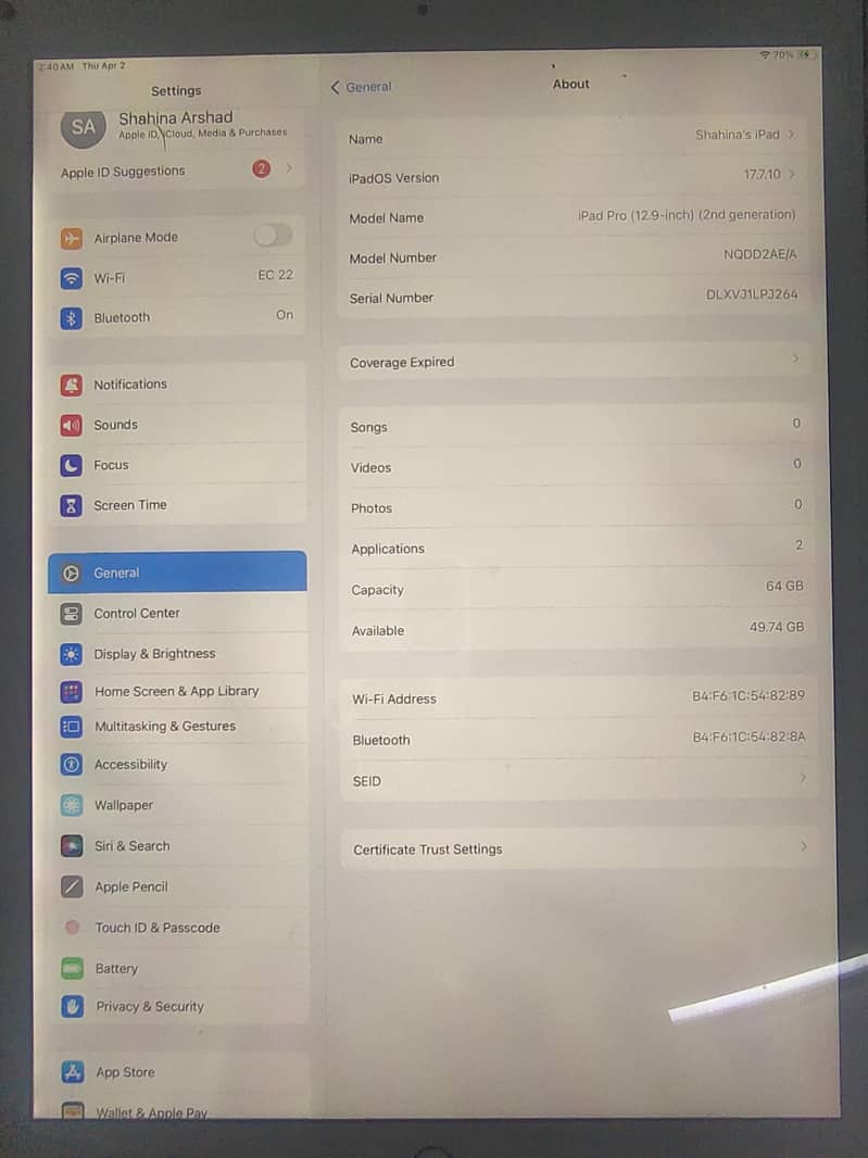 Ipad Pro 1