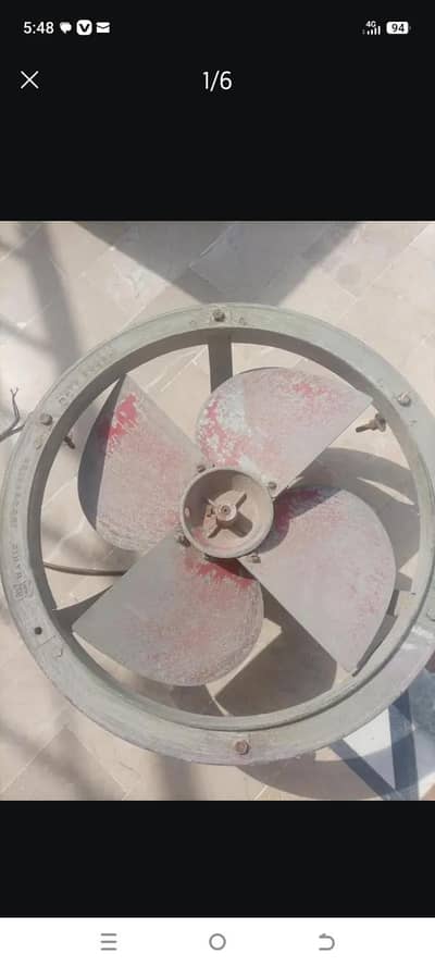 Exhaust fan heavy duty 100% copper  pak fan