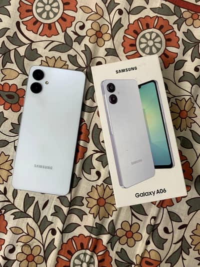 Samsung A06, 6gb + 128gb in warrenty