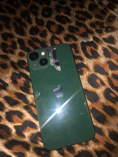 i phone 13 jv battery health 75% back break panel chnge face id active