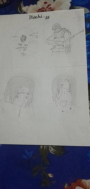 naruto animie itachi  uchiha art