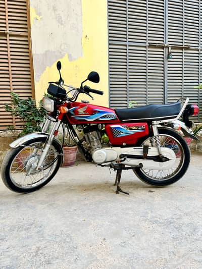 Honda cg 125 2024 ||urgent sale||  || total genuine ||