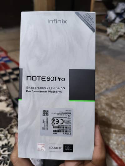 Infinix note 60 pro 8/256 titanium silver color