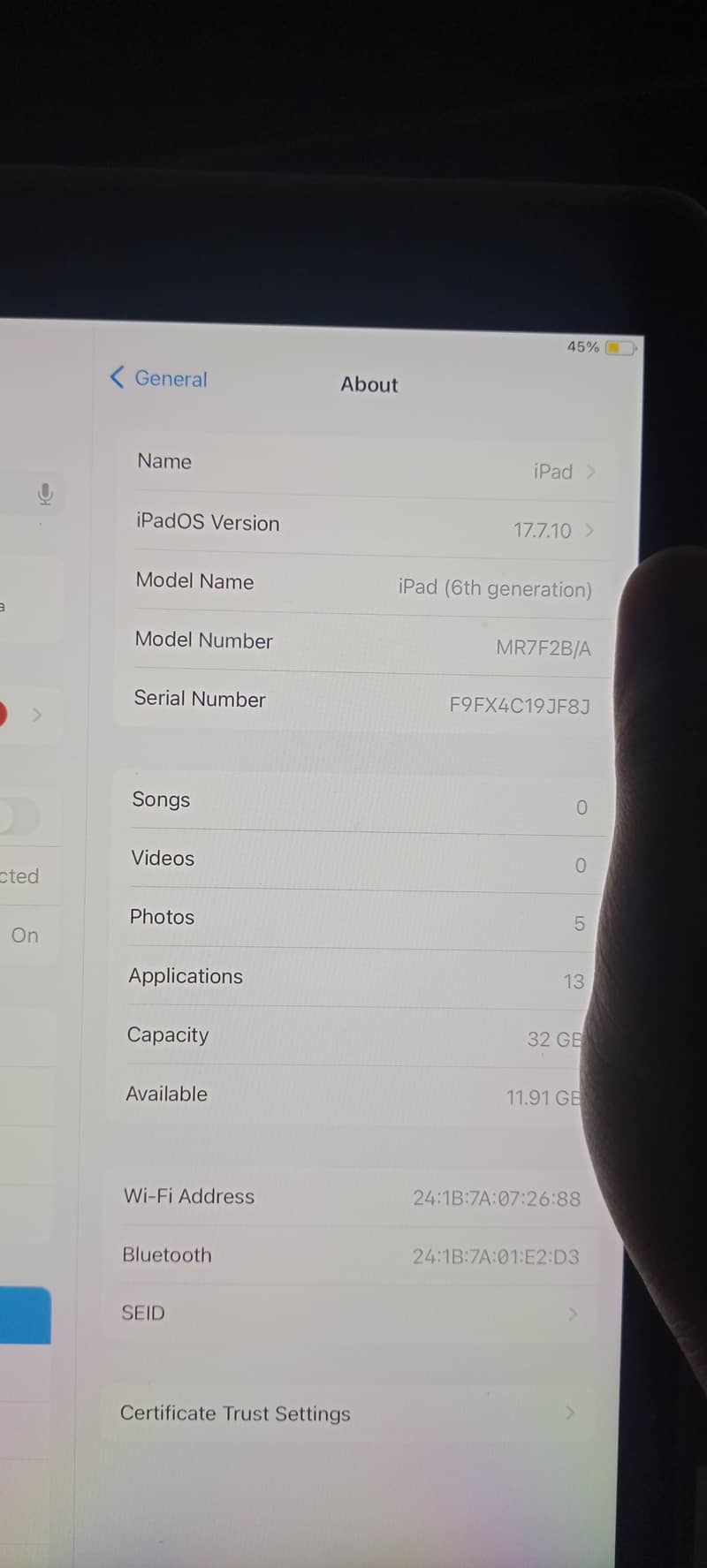 ipad 6th generation 0