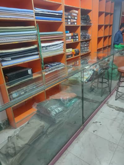 Rack and Shelves and counters