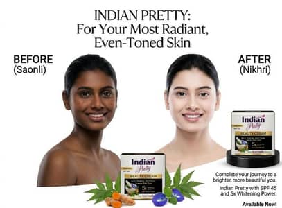Indian pretty skin whitning cream for all skin type