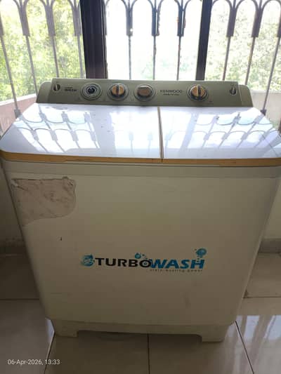 Semi Automatic Kenwood Washing Machine and Dryer KWM-1012SA