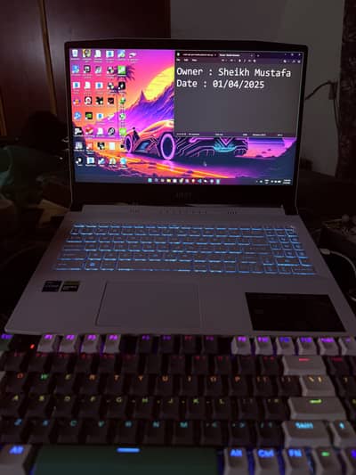 MSI Sword 15 A12 Gaming Laptop , RTX 4060– Like New