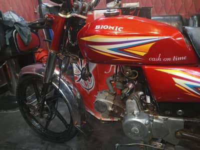 bionic bike hundred percent original engine head company fited