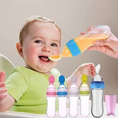 baby feeder with spoon