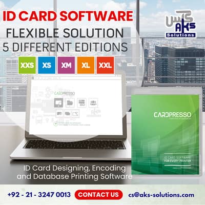 CardPresso | Card Design & Database Printing ID Card Software