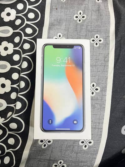 Iphone X 64gb Official PTA with Box