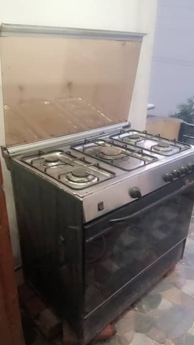 5 burners cooking range