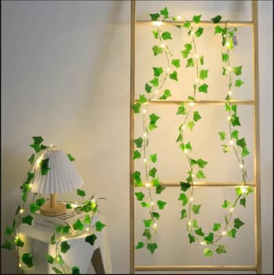 LED Fairy Lights with Artificial Plant