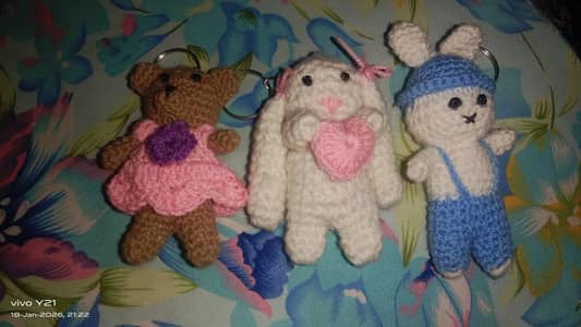 crochet keychain