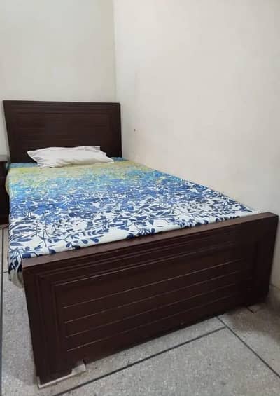 wooden single bed for sale