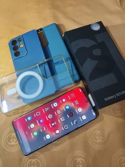 Samsung Mobile S21 Ultra 12/256gb with box