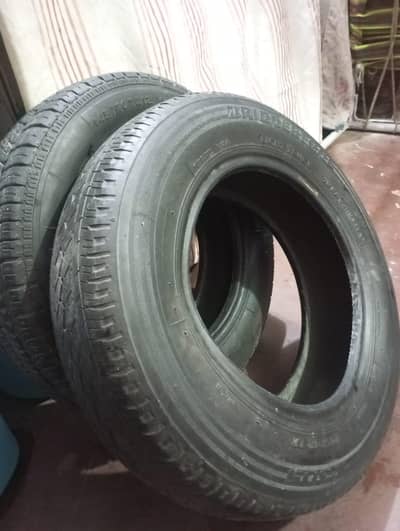 2 tyres only Genrel new or Bridgestone 2 puncture only