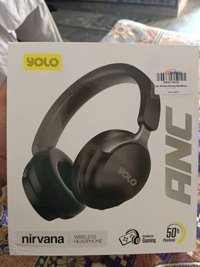YOLO Nirvana ANC Headphones - Like New - Full Box & Warranty