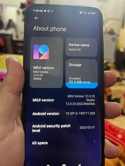 redmi 9c 6/128 with box