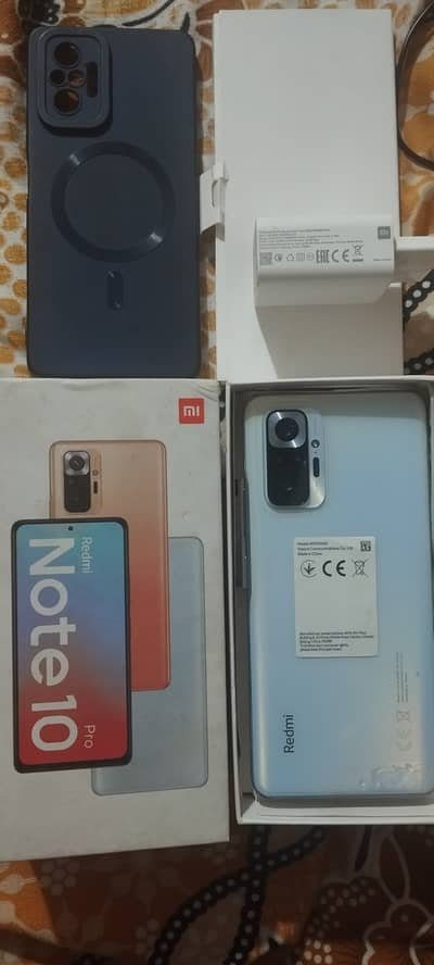 Redmi Note 10 Pro 8/128GB 108 MP Camera with Original Charger & Box