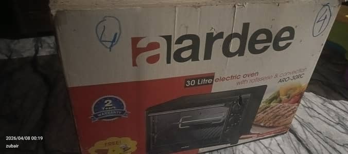 Aardee aardee electric  Owen with rotisserie & convection